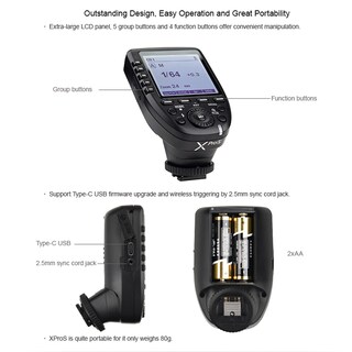 Foto 7 | Foto 7 | Disparador De Flash De Cámara Godox Xpro-n Para Nikon Wireless De 2,4 Ghz - Venta Internacional.