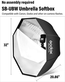 Foto 2 | Foto 2 | Reflector Softbox Godox Octagonal De 80 Cm Con Rejilla En Forma De Panal - Venta Internacional.
