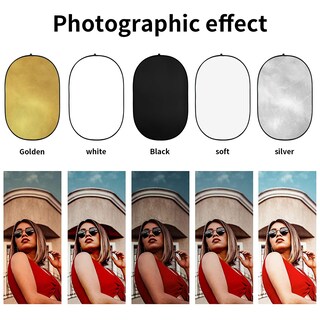 Foto 2 | Foto 2 | Reflector De Luz Fotográfica Godox, 60 X 90 Cm, 5 En 1, Con Bolsa - Venta Internacional.