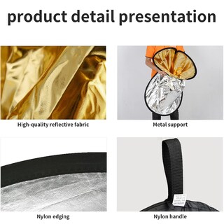 Foto 5 | Foto 5 | Reflector De Luz Fotográfica Godox, 60 X 90 Cm, 5 En 1, Con Bolsa - Venta Internacional.