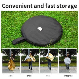 Foto 7 | Foto 7 | Reflector De Luz Fotográfica Godox, 60 X 90 Cm, 5 En 1, Con Bolsa - Venta Internacional.