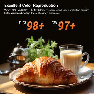 Foto 6 | Foto 6 | Lámpara De Vídeo Led Godox Ml100bi Bicolor 120w 34300lux @1m - Venta Internacional.