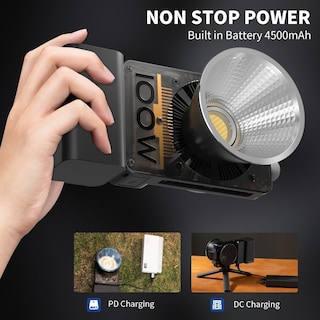 Foto 6 | Foto 6 | Luz Led De Vídeo Zhiyun Cinepeer Cx100 De 100 W Con Batería De 4500 Mah - Venta Internacional.