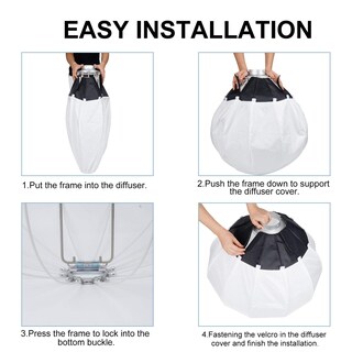 Foto 5 | Foto 5 | Modificador De Luz Suave Lantern Softbox Godox Cs-65d Para Sl-60 W - Venta Internacional.