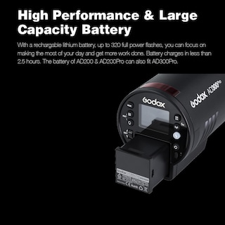 Foto 2 | Foto 2 | Paquete De Baterías Godox Wb300p Litio 2600 Mah Para Ad300 Pro - Venta Internacional.