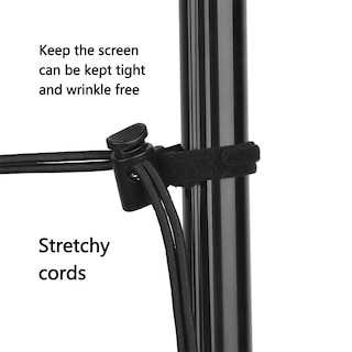 Foto 6 | Foto 6 | Soporte Para Fondos De Fondo, Mudder, 12 Unidades, Color Negro - Venta Internacional.