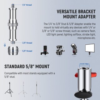 Foto 6 | Foto 6 | Adaptador De Soporte Ligero Neewer Heavy Duty Ua020 De 6,3 Kg - Venta Internacional.