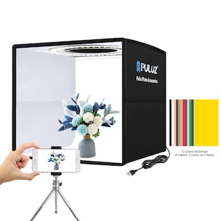 Foto 1 | Foto 1 | Caja De Luz Puluz Pequeña Portátil Plegable Con Led Para Estudio Fotográfico - Venta Internacional.