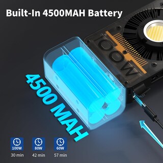 Foto 3 | Foto 3 | Luz De Vídeo Led Zhiyun Cinepeer Cx100 De 100 W Con Batería De 4500 Mah - Venta Internacional.