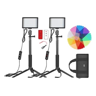 Foto 2 | Foto 2 | Usb Led Kit Luz Video Iluminación Fotografía Regulable Eo Safe Imports Esi-20554 Negro