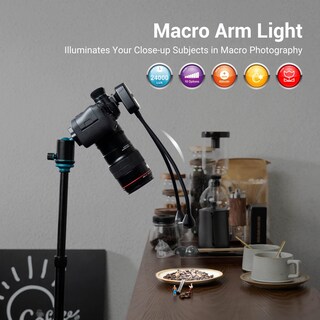 Foto 2 | Foto 2 | Lámpara De Brazo Macro Jjc Led-arm2 De 10 Niveles De Brillo Cri 95+ 5600 K - Venta Internacional.