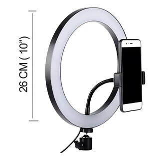 Foto 5 | Foto 5 | Aro De Luz Led 10 Pulgadas 26 Cm Base Negra