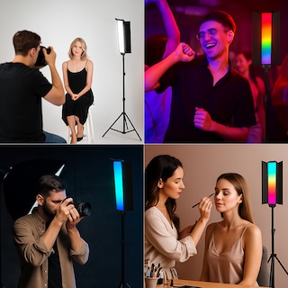 Foto 4 | Foto 4 | Lámpara Led Rgb Profesional Ls-188 Recargable 170 Leds 15w Trípode Reforzado 2.1m Cabezal Giratorio