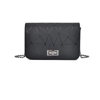 Foto 1 | Foto 1 | Bolsa Cruzada Pequeña Malubero Geométrica color Negro