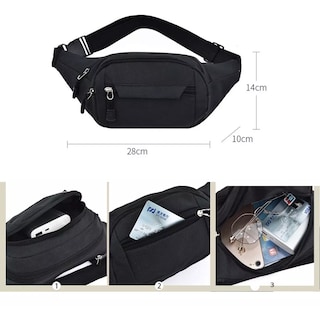Foto 3 | Foto 3 | Riñonera Canguera Deportiva De Viaje Eo Safe Imports Esi-5541 color Negro