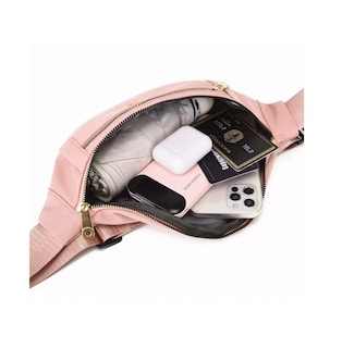Foto 4 | Foto 4 | Cangurera Belug Rosa Impermeable para Mujer