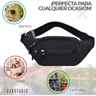 Foto 5 | Foto 5 | Canotagio Cangurera Deportiva Impermeable Negro