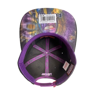 Foto 2 | Foto 2 | Gorra Marvel Thanos color Negro Placa Metálica Latón viejo 57 cm