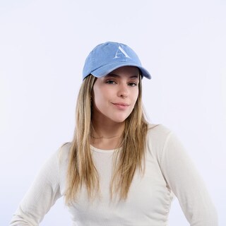 Foto 4 | Foto 4 | Gorra Para Mujer Con Iniciales, Ajustable Y Moderna Luckyly, Letra A Azul
