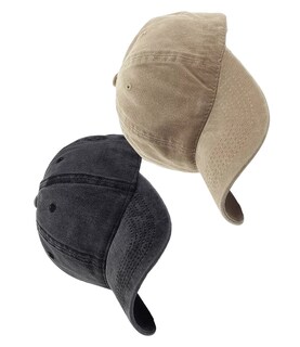 Foto 4 | Foto 4 | Gorra De Béisbol Vintage De Algodón Con Sólido 2 Pzs Beige + Azul Marino