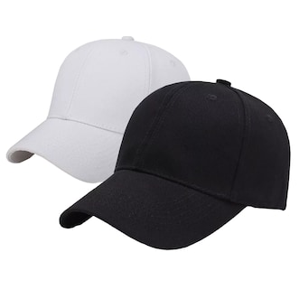 Foto 1 | Foto 1 | Gorras Deportivas Cómodas Unisex Color: Negro + Blanco