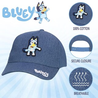 Foto 2 | Foto 2 | Gorra De Béisbol Bluey Hat Ajustable Para Niños Pequeños, Algodón - Venta Internacional.