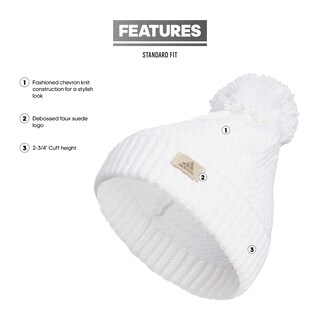 Foto 2 | Foto 2 | Gorro Adidas Pom Ballie Para Mujer, Blanco/transparente, Ónix Gris F23 - Venta Internacional.