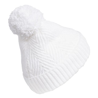 Foto 4 | Foto 4 | Gorro Adidas Pom Ballie Para Mujer, Blanco/transparente, Ónix Gris F23 - Venta Internacional.