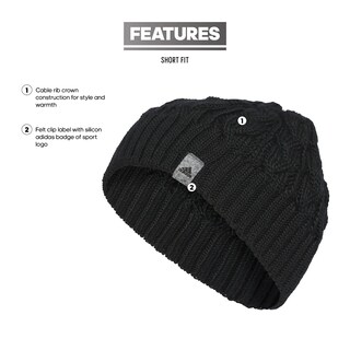 Foto 2 | Foto 2 | Gorro Adidas Whittier Para Mujer En Negro - Venta Internacional.