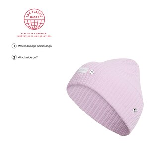 Foto 2 | Foto 2 | Gorro Adidas Bliss Para Mujer, Color Lila, Blanco Y Ónix Transparente - Venta Internacional.