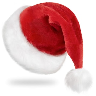 Foto 1 | Foto 1 | Gorro De Navidad Rjvw, Gorro De Papá Noel, Navidad, Terciopelo, Adulto, Rojo - Venta Internacional.