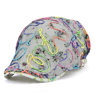 Foto 1 | Foto 1 | Gorra Huoguo Para Mujer  De Verano  Casual  De Sarga De Algodón  Color Blanco - Venta Internacional.