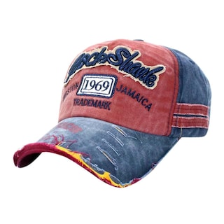 Foto 1 | Foto 1 | Gorra De Béisbol Huoguo Vintage Denim Desgastada Para Hombre Y Mujer - Venta Internacional.