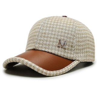 Foto 1 | Foto 1 | Gorra De Béisbol Huoguo Estilo Británico Retro Casual Ala Curva Color Caqui - Venta Internacional.