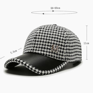 Foto 4 | Foto 4 | Gorra Huoguo Británica Retro Casual Con Ala Curva Para Mujer - Venta Internacional.