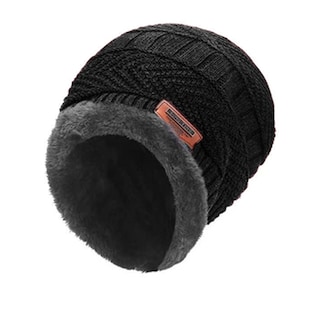 Foto 1 | Foto 1 | Gorro de Invierno con Bufanda Bluelander a Prueba de Viento color Negro con Forro de Lana