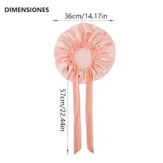 Foto 3 | Foto 3 | Gorro De Seda Para Dormir Y Máscara De Ojos 2pzs Eo Safe Imports Esi-18653 Rosa