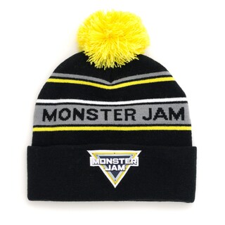 Foto 1 | Foto 1 | Gorro De Invierno Beanie Con El Logotipo De Monster Jam, Negro/amarillo, Os Youth - Venta Internacional.