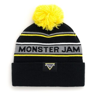Foto 3 | Foto 3 | Gorro De Invierno Beanie Con El Logotipo De Monster Jam, Negro/amarillo, Os Youth - Venta Internacional.