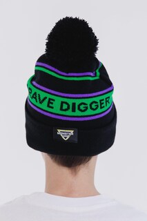 Foto 3 | Foto 3 | Gorro De Invierno Beanie Monster Jam Grave Digger Green Para Adulto - Venta Internacional.