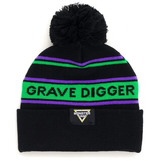 Foto 4 | Foto 4 | Gorro De Invierno Beanie Monster Jam Grave Digger Green Para Adulto - Venta Internacional.