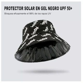Foto 2 | Foto 2 | Sombrero Para Sol Unisex Diseño De Letras Lab.g  Negro
