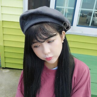 Foto 3 | Foto 3 | Gorra Huoguo Para Mujer En Mezcla De Lana Y Algodón Para Invierno Y Otoño - Venta Internacional.