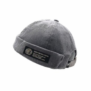 Foto 1 | Foto 1 | Gorro Huoguo A16 De Pana Unisex Para Otoño-invierno  Gris - Venta Internacional.