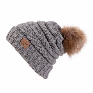 Foto 1 | Foto 1 | Gorro Huoguo  Holgado Y Cálido  Tejido De Lana De Invierno  Unisex - Venta Internacional.