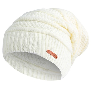 Foto 1 | Foto 1 | Gorro Huoguo  Holgado Y Cálido  Tejido De Lana De Invierno  Unisex - Venta Internacional.