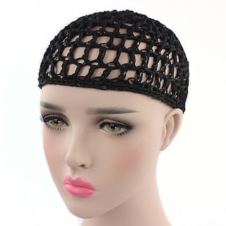 Foto 1 | Foto 1 | Gorro Para El Pelo Tejido A Mano Tejido A Ganchillo Gorro Para Dormir Por La Noche - Venta Internacional.