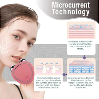 Foto 2 | Foto 2 | Masajeador Facial Con Microcorriente Wusdayer Face Lift Pink - Venta Internacional.