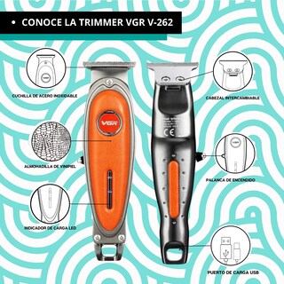 Foto 5 | Foto 5 | Cuchilla Navaja Afeitar Vgr V-262 Repuesto Trimmer Barbero