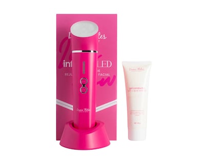 Foto 1 | Foto 1 | Kit Terapia Led Facial Kit-cp04 Diana Fletes Dispositivo Facial Infrared Y Gel Conductor